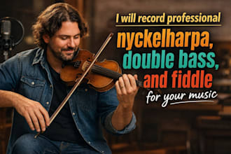 record professional nyckelharpa, double bass, and fiddle for your music