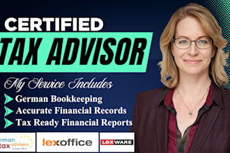 do german bookkeeping for business with datev, lexoffice, lexware and german tax