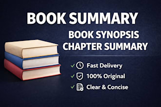 write clear book summary, synopsis, and chapter summary