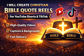 create christian bible quote reels for youtube shorts and tiktok