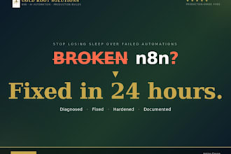 debug and fix your broken n8n automations and ai workflows fast