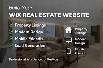 build wix real estate website wix chatbot lead generation wix automation setup