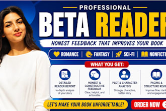 romance beta reader, sci fi beta reader, beta reader  fantasy, memoir reader