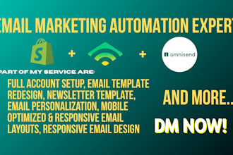 setup omnisend automation ecommerce email marketing omnisend shopify email flow