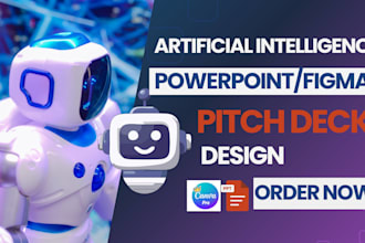 design stunning ai and machine learning startup pitch deck that closes funding