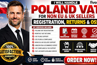 handle poland vat for non eu and UK sellers registration returns and oss