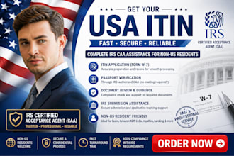 individual taxpayer itin usa irs caa US cpa ein itin number for non usa resident