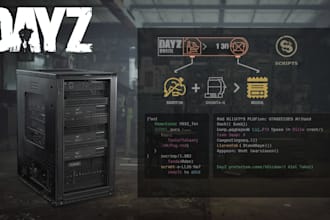 set up a dayz server with mods and scripts