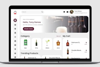 develop custom fine wine app, liquor store, whiskey, spirits delivery website