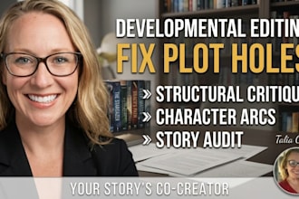 professionally edit your book with developmental editing