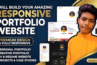 create portfolio website and resume for students and developers