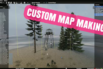 create custom map and environment design for dayz