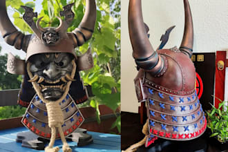 create halloween costumes, printable cosplay armor, helmet, and pepakura files