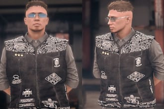 create fivem kuttes custom fivem clothing kuttes mc mc vest biker clothing