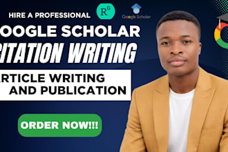 increase google scholar citation, write and publish research article