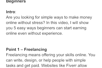 write engaging and professional video scripts