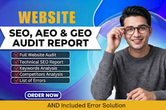 technical audit ai SEO aeo GEO website report