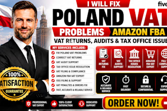 fix poland vat problems amazon fba, vat returns, audits and tax office issues