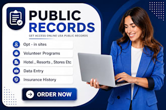 do public records for you and extract data from records data