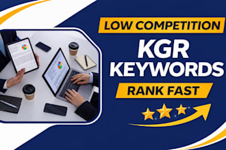 find low competition kgr keywords for fast google ranking