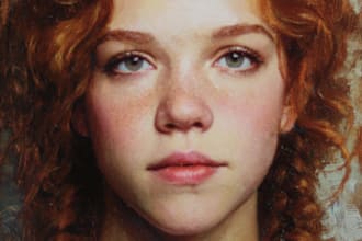 unique oil painting portrait