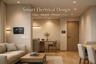design electrical, lighting and smart home automation drawings for your building