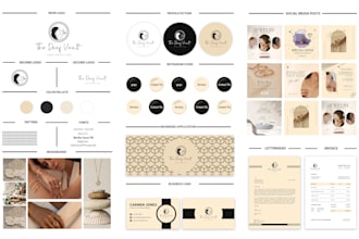 design business logo, brand identity and branding kit