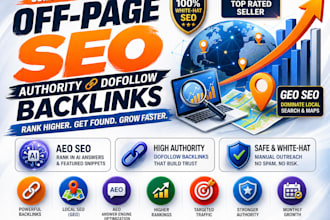 do monthly website local off page, GEO, aeo,SEO backlinks building for ai search