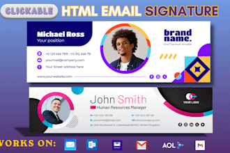 create html email signature clickable html email signature email signature