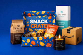 do mailer box, product packaging, box design, 3d mockup and subscription box