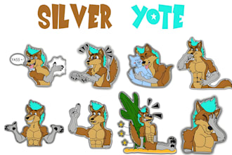 do furry telegram sticker pack animated discord stickers nsfw furry stickers gif
