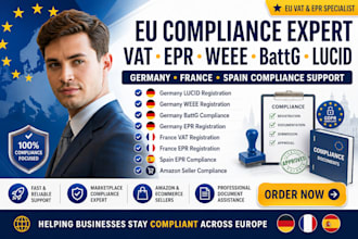 epr registration germany vat france vat, epr, weee, battg compliance spain lucid