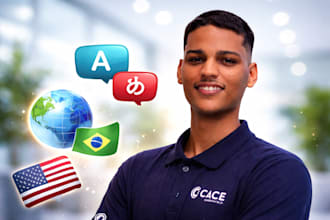 translate english to portuguese and portuguese to english