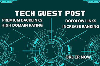 do tech guest post with technology backlinks