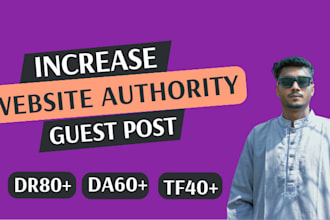 dofollow seo guest posts on da90 website with dofollow link