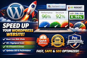 speed up wordpress website, fix core web vitals pagespeed