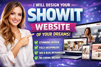 do showit website design, development and customization