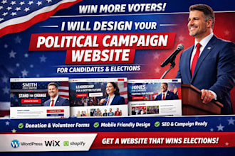 be your political campaign website for candidates and elections