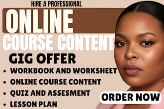design engaging workbooks quizzes for your online course