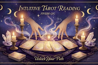 provide an intuitive tarot, oracle and rune reading