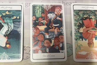 provide an intuitive tarot, oracle and rune reading