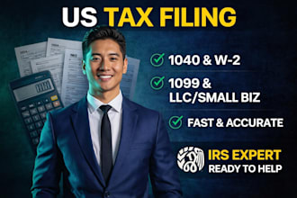 professionally prepare US tax filing US tax returns llc