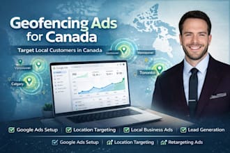 create geofencing ads for canada real estate, cbd, and local businesses