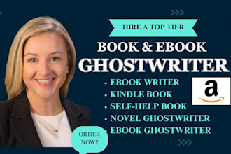 be your novel ghostwriter ebook and kindle book writer