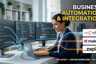 build complex business automations in make, zapier, and n8n