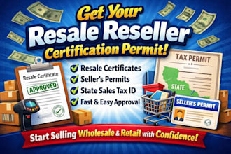 do reseller certificate sales tax exemption reseller permits llc registration
