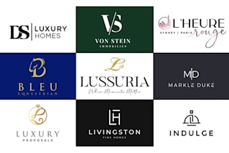 do modern luxury elegant jewelry fashion brand logo design