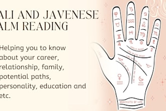 accurate palm reading based bali in 24h