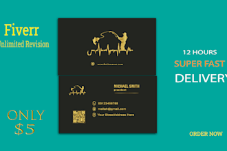 design luxury business card