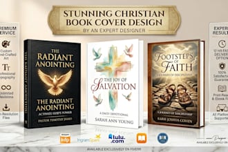 design christian book cover, create ebook cover design, devotional cover